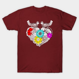 Birds Kissing T-Shirt